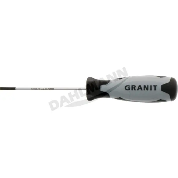 Top-Seller GRANIT Black Edition Schlitz-Schraubendreher Länge-Spitze-Ausführung zur Auswahl