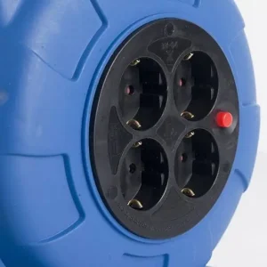 Begrenztes Angebot AS Schwabe mobile Federzug-Kabeltrommel ROTOMATIC-Anti-Twist-System 20 m Kunststoffmantelleitung H05VV-F 3G1,5 mit Schutzkontaktstecker