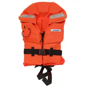 Navyline 00051 Rettungsweste 100 N Orange Gr. 15-30 kg Kragen Pfeife Reflexstreifen Schrittgurt Preisreduziert