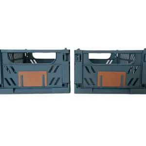 2er Set Klappbox Trendy Faltbox Organizer Stapelbox Tapestry Blue 17x12.5x7cm Saisonangebot