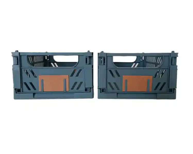 2er Set Klappbox Trendy Faltbox Organizer Stapelbox Tapestry Blue 17x12.5x7cm Saisonangebot