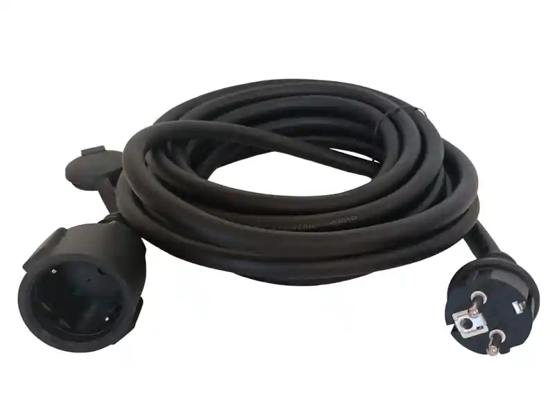 Günstig BRUNNER 0301123N Kabel Schuko-Stecker/Schuko-Steckdose IP44 5 Meter 3x2,5mm²