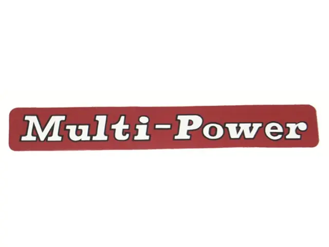 MF Multi Power Aufkleber Neue Ware