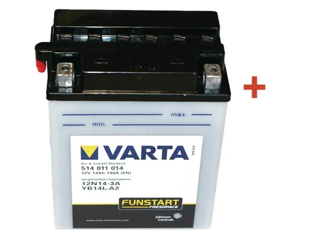Neue Ware Motorradbatterie 51411 12V14A