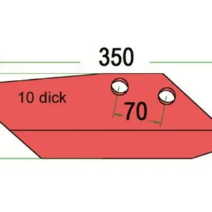 Angebot Flügelschare li. LA=70mm zu Pöttinger