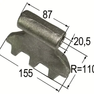 Schlaghammer B = 160 mm zu Nobile V&N Kuhn 5706109, 6060007, E2304068E, FEHRI08 Heißes Angebot