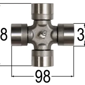 Kreuzgarnitur 98x98x35mm 501206748, L110646 Heißes Angebot