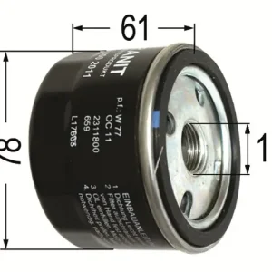 Ölfilter 2311800, W77, LF3826 Ausverkauf