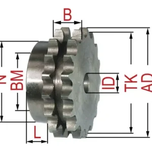 Knallerangebot Nabenkettenrad 12B-2 Z24