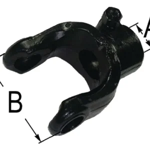 Knallerangebot Gabel zu A6 mit Bohrung 40 mm u. Keilnut