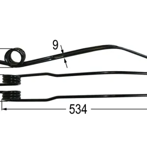 Echt Kreiselschwaderzinke 16600387 (schwarz)