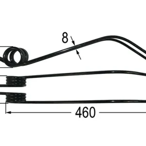 Sale Kreiselschwaderzinke 06580259 (schwarz)
