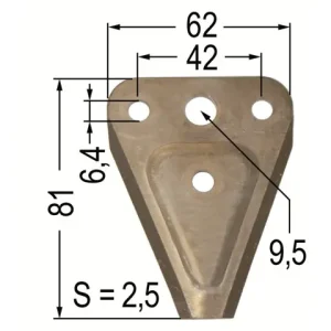 Online Kaufen (25 Stk) Carbodux-Klinge 62 x 81 x 2,5 BIDUX
