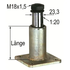 Lenksäule 249 mm Echt