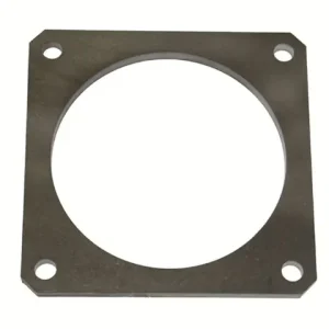 Abverkauf Stahlflanschplatte Ø = 125 mm 150 x 150 LA
