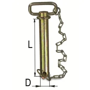 Neue Kollektion Universal-Steckbolzen 25 mm mit Vorstecker