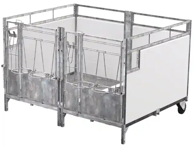 Neue Ware Doppelkälberbox
