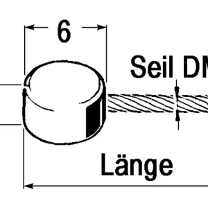 Sofort Bestellen Brems-Kupplungsseil 1,2 mm, 2,5 m