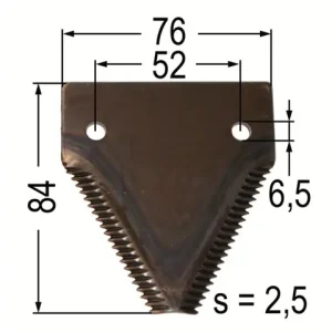 Jetzt Bestellen Messerklinge oben gez. 2,7x76x84