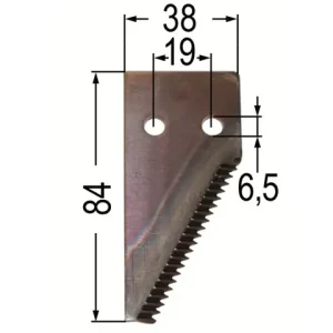Versand Am Gleichen Tag Endklinge oben gez. 2,7x38x84