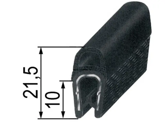 Kantenschutzprofil 1 - 4 mm mit Dichtung Sonderangebot