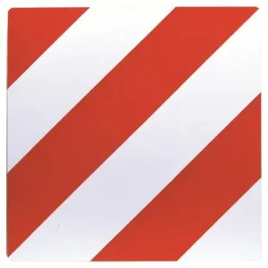 Warntafel 423 x 423 reflektierend rot/weiß Ausverkauf