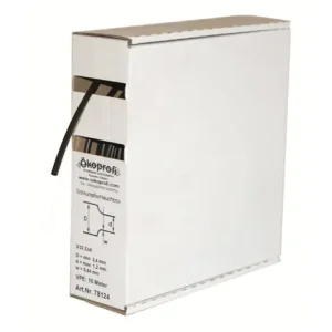 Schrumpfschlauchbox Ø = 6,4 mm 12 m schwarz Top-Angebot