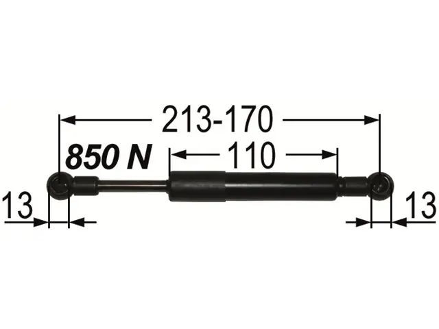 Gasdruckfeder Tür zu Steyr-Case 87374182 Markenware