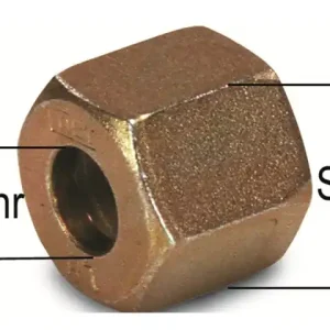 Neu Überwurfmutter M 52 x 2 zu 42mm Rohr
