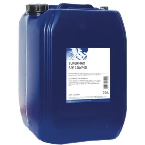 Saisonangebot Motoröl Supermax SAE 10W/40 20 Liter