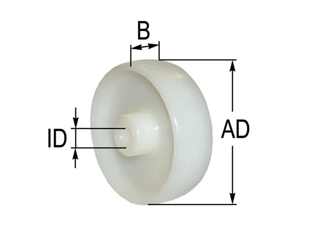 Polyamid-Rad Ø = 125 mm Knallerangebot