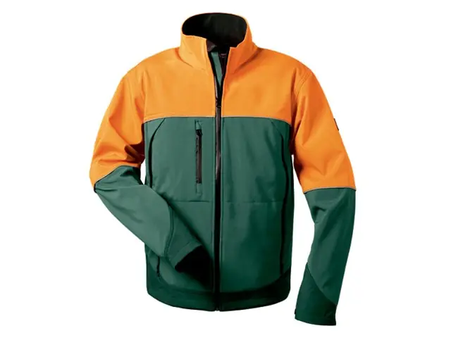Neu Im Sortiment Forstarbeiterjacke M grün/orange