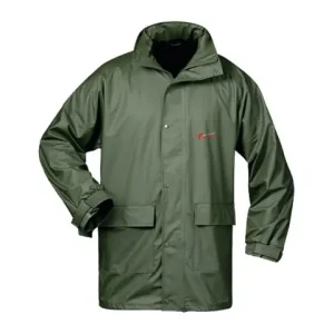 Regenschutz XL PU Stretch Jacke Oliv Top-Preis