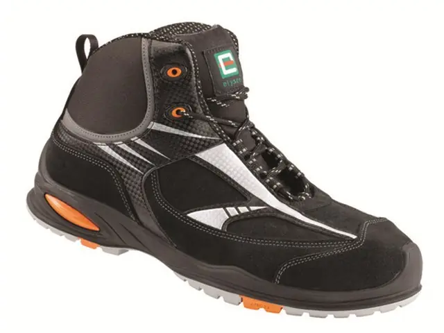 Schnürstiefel 45 PERITO schwarz/silber Billig