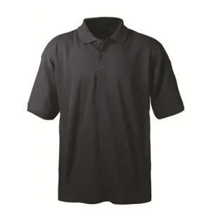Geprüft Polo-Shirt S schwarz