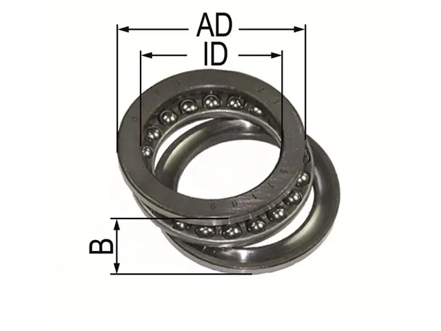 Echt Axiallager 51306