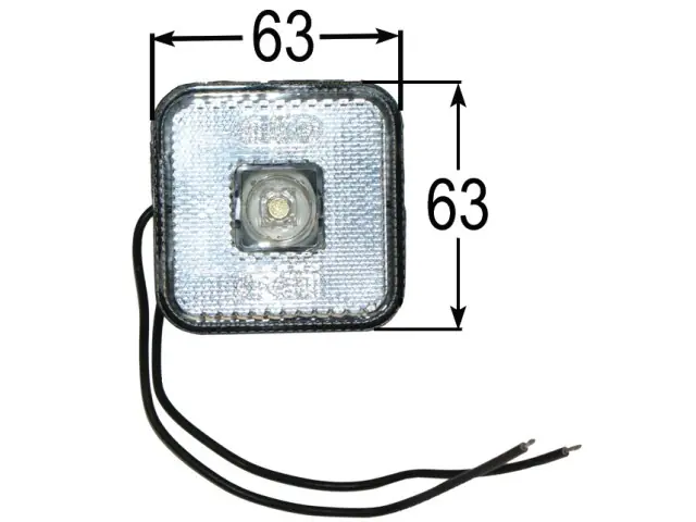 Begrenzungsleuchte weiß mit LED Direkt Vom Hersteller