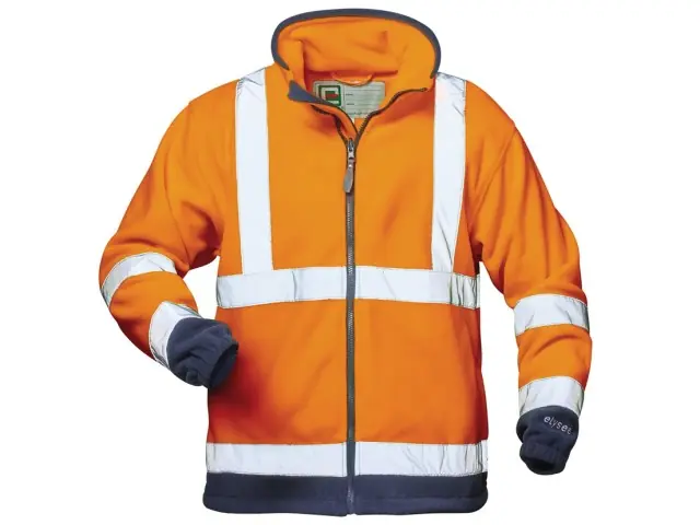 Fleecejacke S BENEDIKT orange Neuheit
