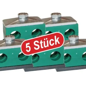Sichere Zahlung (5 Stk) Doppel-Rohrschelle zu 12 mm Rohr
