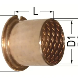 Bundbuchse 60 / 65 / 75 x 60 mm Massivbronze Knallerangebot