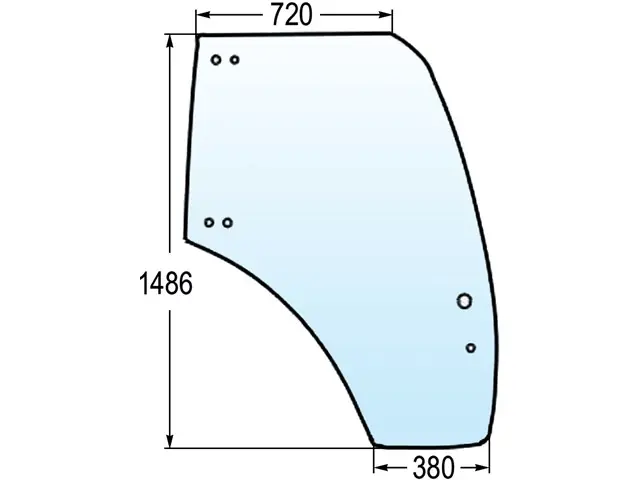 Nur Für Kurze Zeit Türscheibe re. zu Deutz-SLH 4418952