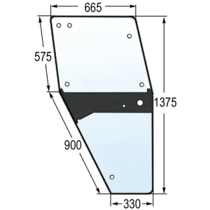 Ausverkauf Türscheibe re. zu Deutz 04347341