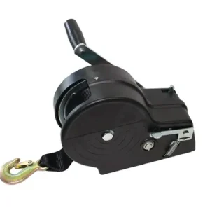 Seilwinde 450 kg mit 7m Band und Haken Neue Kollektion
