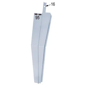 Schnäppchen Kotflügelverbr. vorne li. B=95mm zu Steyr 134701492