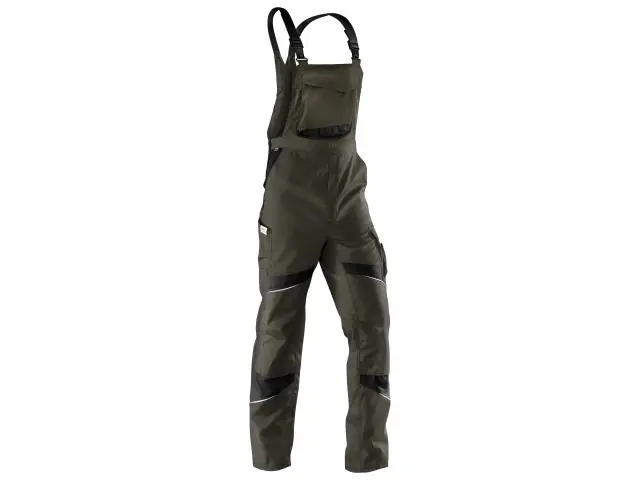 Günstig Latzhose 44 oliv-schwarz ACTIVIQ