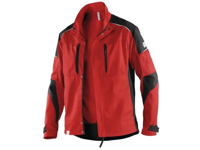Nur Für Kurze Zeit Jacke 3XL mittelrot-schwarz ACTIVIQ