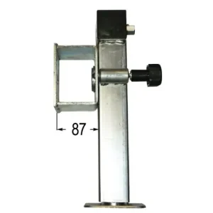 Markenprodukt Stützfuß klappbar A = 85 mm, 1300 kg, 60 x 60 x 4 Hub = 235 mm