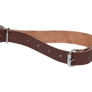 Begrenztes Angebot Halsriemen Leder 2,5 x 65cm mit D-Ring für Schafe