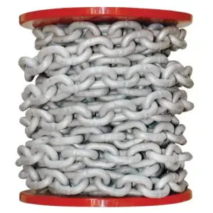 Solange Der Vorrat Reicht Rundstahlkette 766 - 8 x 24 mm Rolle 10 MT feuerverzinkt