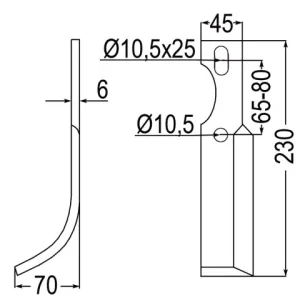 Top-Angebot Universal Fräsmesser li.